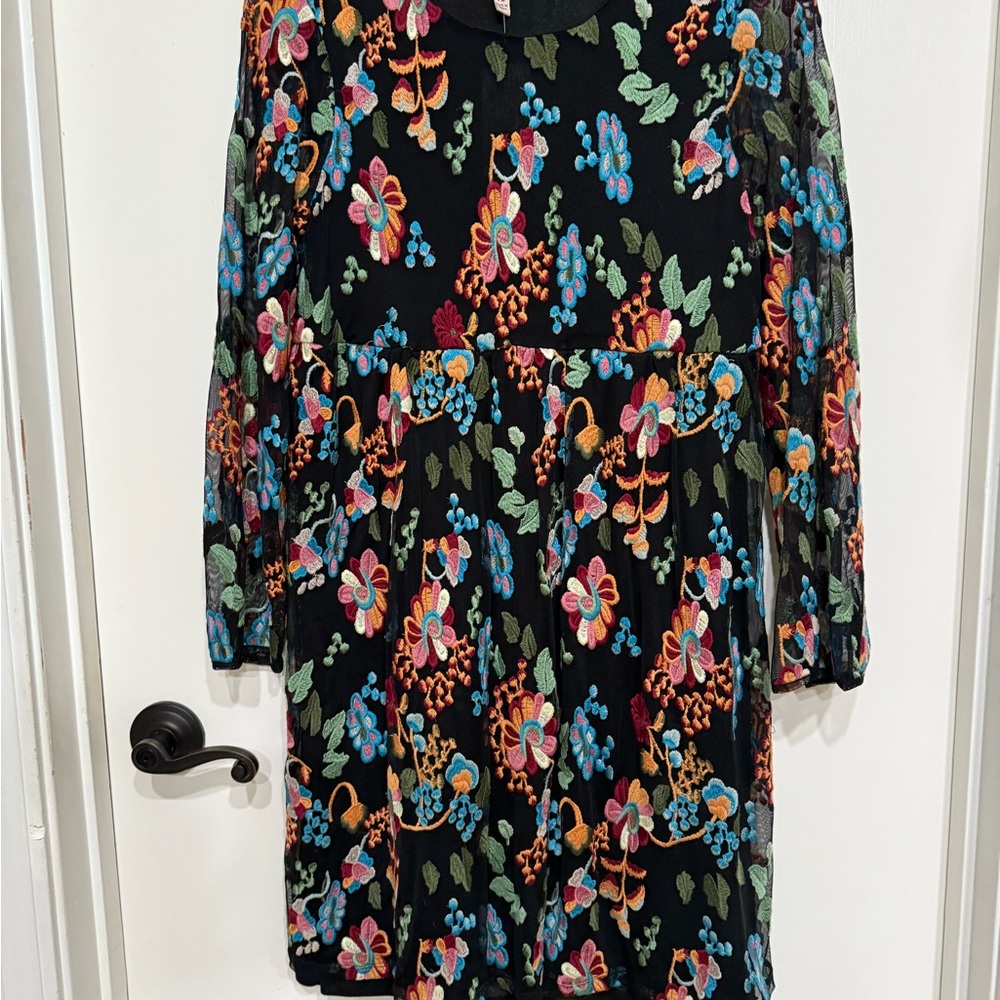 Floral Embroidered Dress